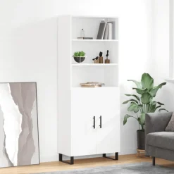 Hoge kast 69,5x34x180 cm bewerkt hout>vidaXL