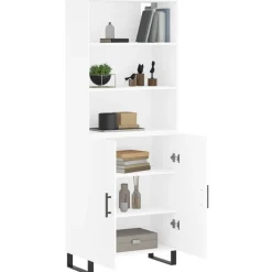 Hoge kast 69,5x34x180 cm bewerkt hout><noscript><img width=
