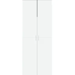 Kasten & Opbergmeubelen*vidaXL Hoge kast 70x35x180 cm bewerkt hout Wit