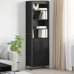 Hoge Kasten 2 pcs 60 x 36 x 200 cm Bewerkt hout>vidaXL Clearance