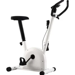 Fitness*vidaXL Hometrainer met bandweerstand Wit