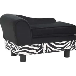 Hondenbank 57x34x36 cm pluche zwart>vidaXL Hot