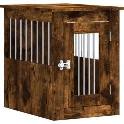 Hondenbench 45x62x59 cm bewerkt hout kleurig>vidaXL Clearance