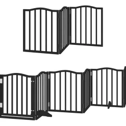 Hondenhek inklapbaar 9 panelen 450 cm populierenhout><noscript><img width=