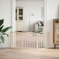 Hondenhek inklapbaar 3 panelen 150 cm populierenhout><noscript><img width=