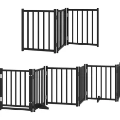 Hondenhek inklapbaar 9 panelen 450 cm populierenhout><noscript><img width=