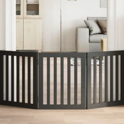Hondenhek inklapbaar 3 panelen 150 cm populierenhout>vidaXL Sale