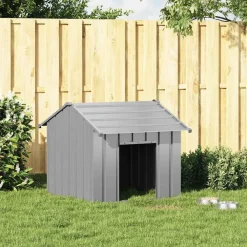 Hondenhok met dak 85x107x81 cm gegalvaniseerd staal>vidaXL Clearance