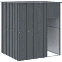 Huisdierbenodigdheden*vidaXL Hondenhok met dak 165x153x181 cm gegalvaniseerd staal Antraciet