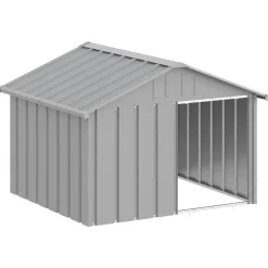 Hondenhok 116,5x103x81,5 cm gegalvaniseerd staal>vidaXL Outlet