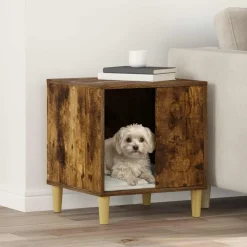 Hondenhuis 44 x 42 x 49 cm Bewerkt hout>vidaXL Hot