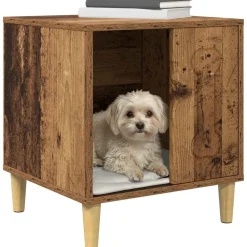 Hondenhuis Oudhout 44 x 42 x 49 cm Bewerkt hout><noscript><img width=