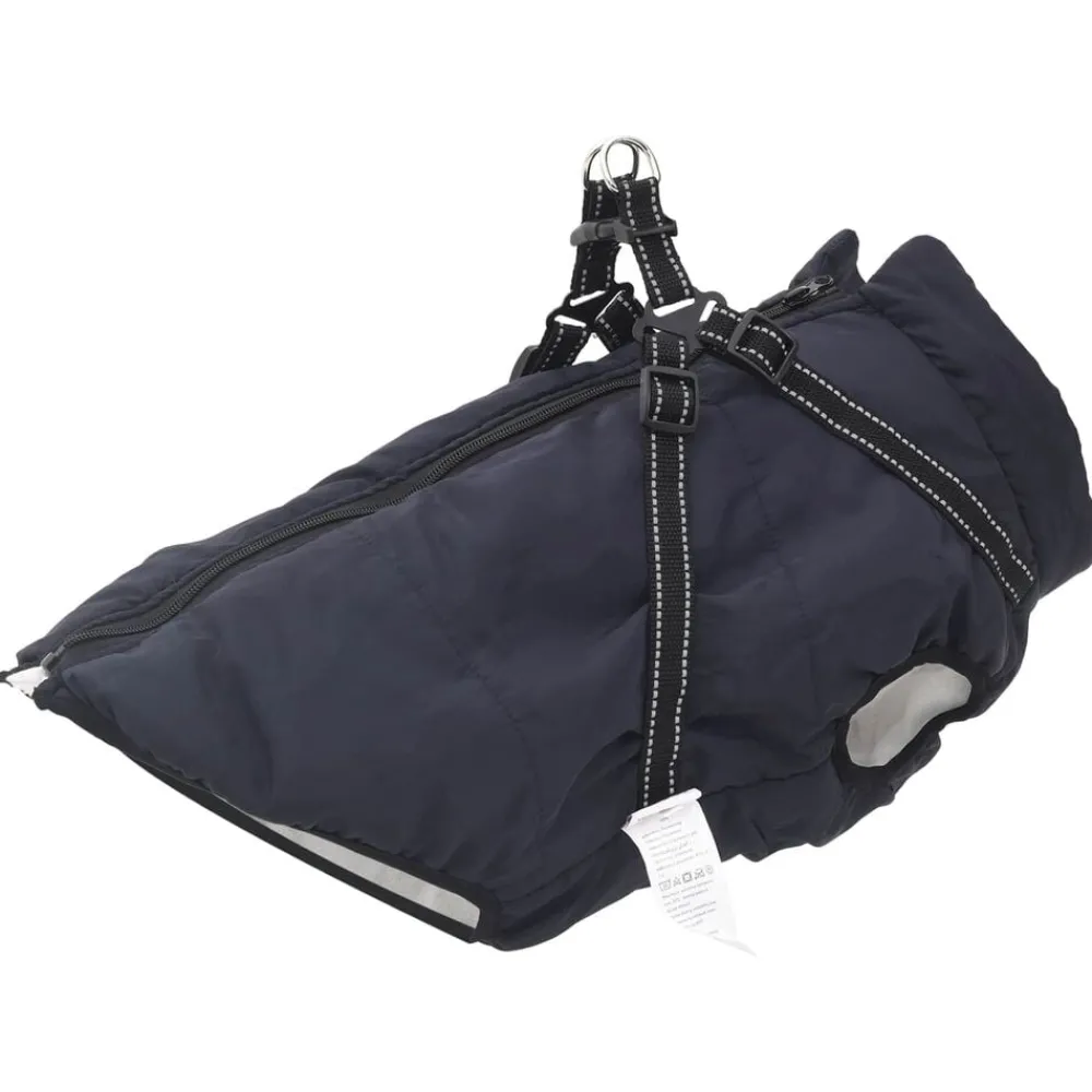Huisdierbenodigdheden*vidaXL Hondenjas L44 Fleece en polyester Marineblauw