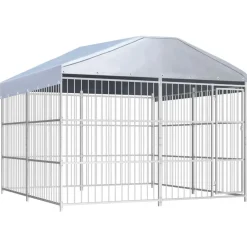 Hondenkennel voor buiten met dak 300x300x200 cm>vidaXL Discount