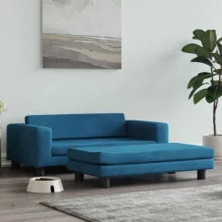 Hondenmand met verlengstuk 100x50x30 cm fluweel>vidaXL Online