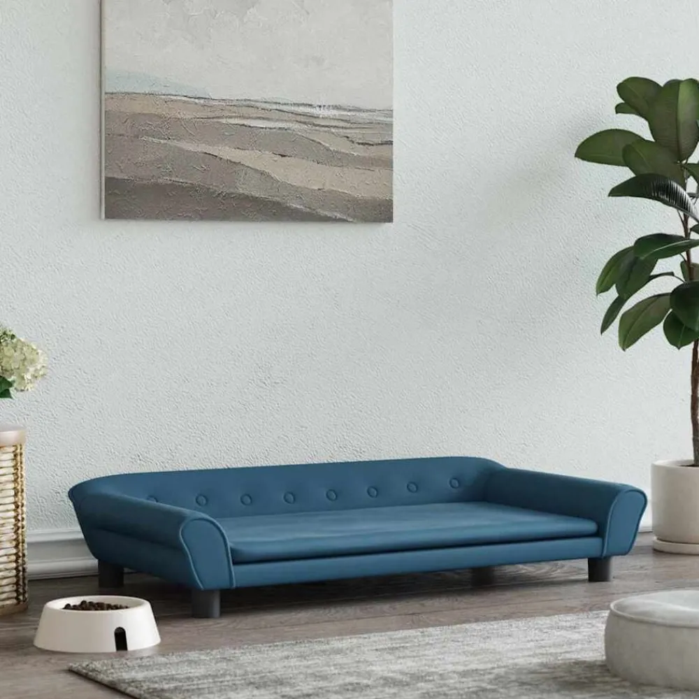 Hondenmand 100x50x21 cm fluweel>vidaXL