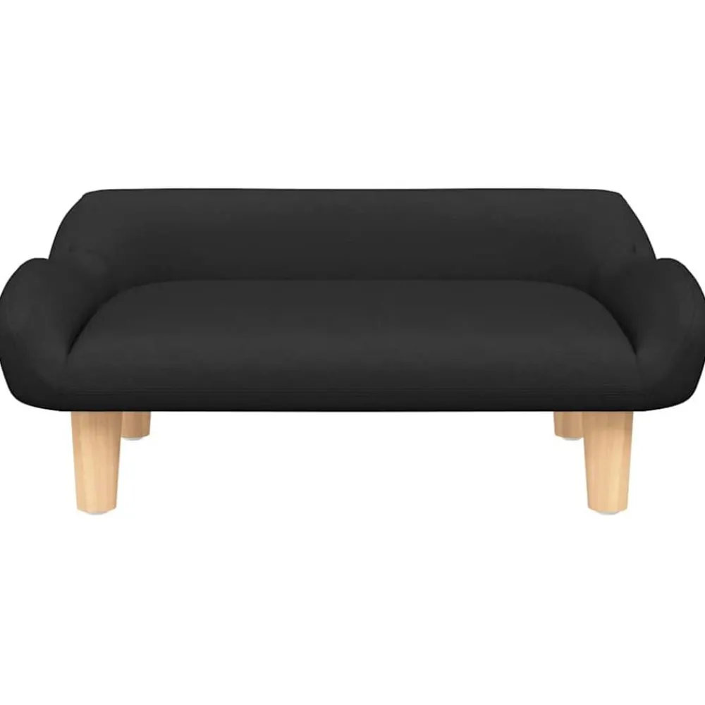 Huisdierbenodigdheden*vidaXL Hondenmand 70x40x24 cm stof Zwart