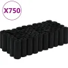 Huisdierbenodigdheden*vidaXL Hondenpoepzakjes 750 st 30x20 cm polyetheen zwart