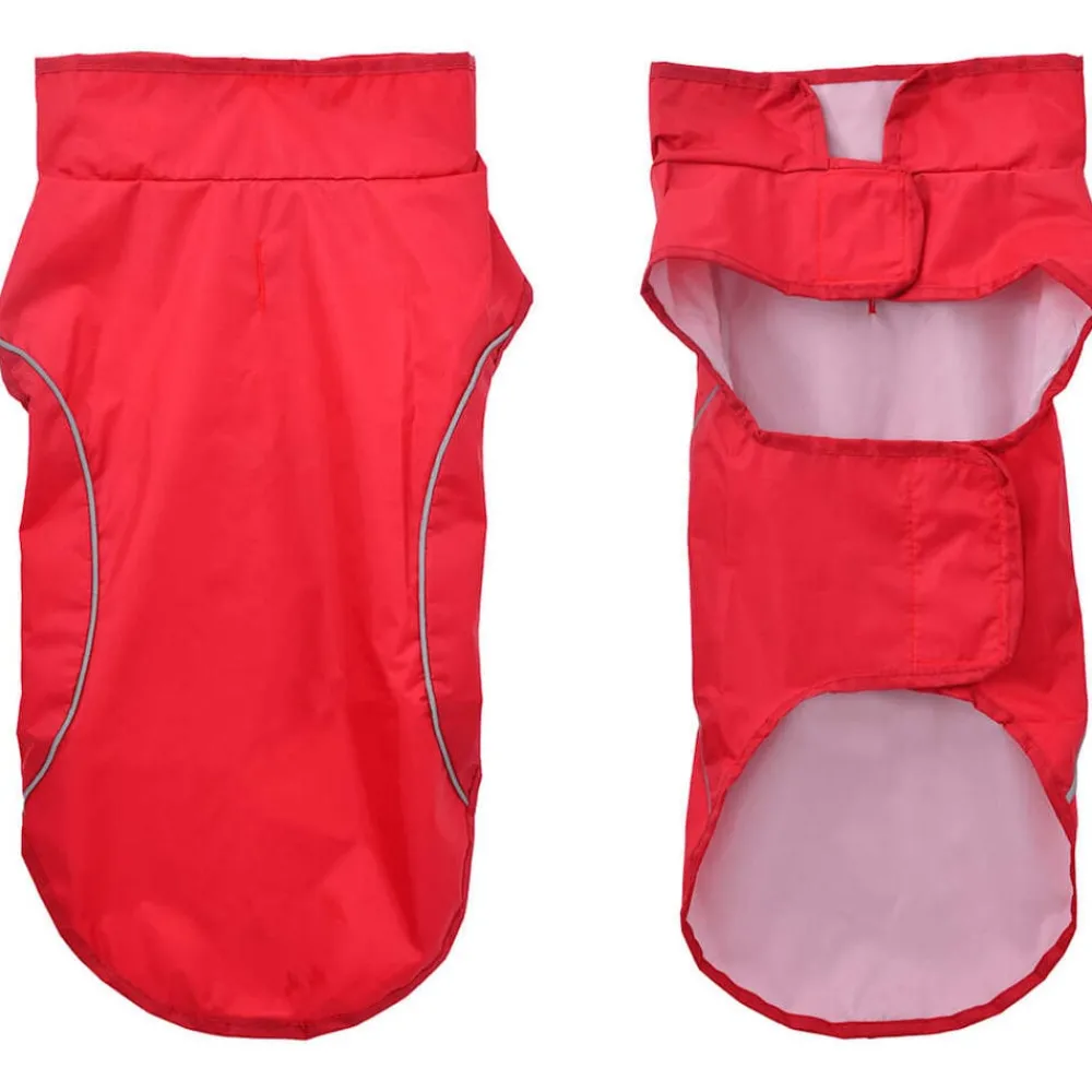 Hondenregenjas met reflecterende strips polyester XXS>vidaXL Discount