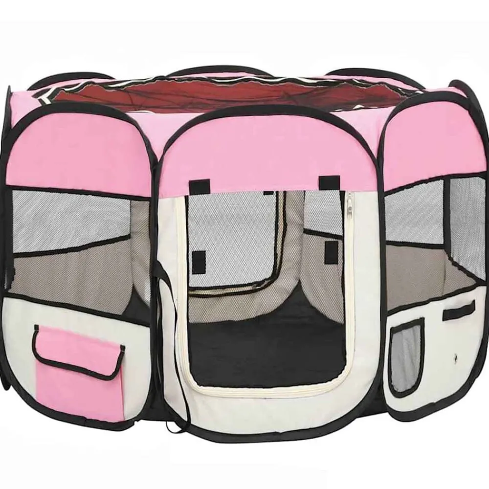 Hondenren inklapbaar met draagtas 90x90x58 cm>vidaXL Best