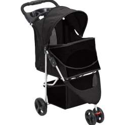 Huisdierbenodigdheden*vidaXL Hondenwagen inklapbaar 80x46x98 cm oxford stof Zwart