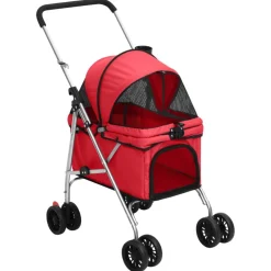 Hondenwagen inklapbaar 76x50x100 cm oxford stof>vidaXL Hot