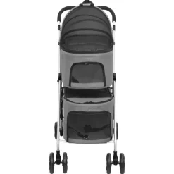 Hondenwagen 2-laags inklapbaar 83x48x97 cm oxford stof><noscript><img width=