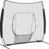Honkbaloefennet Zwart 250 x 106 x 209 cm Polyester>vidaXL Online