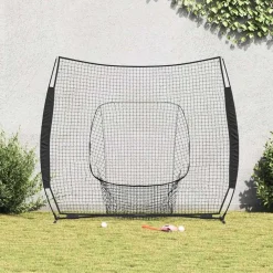 Honkbaloefennet Zwart 250 x 106 x 209 cm Polyester><noscript><img width=