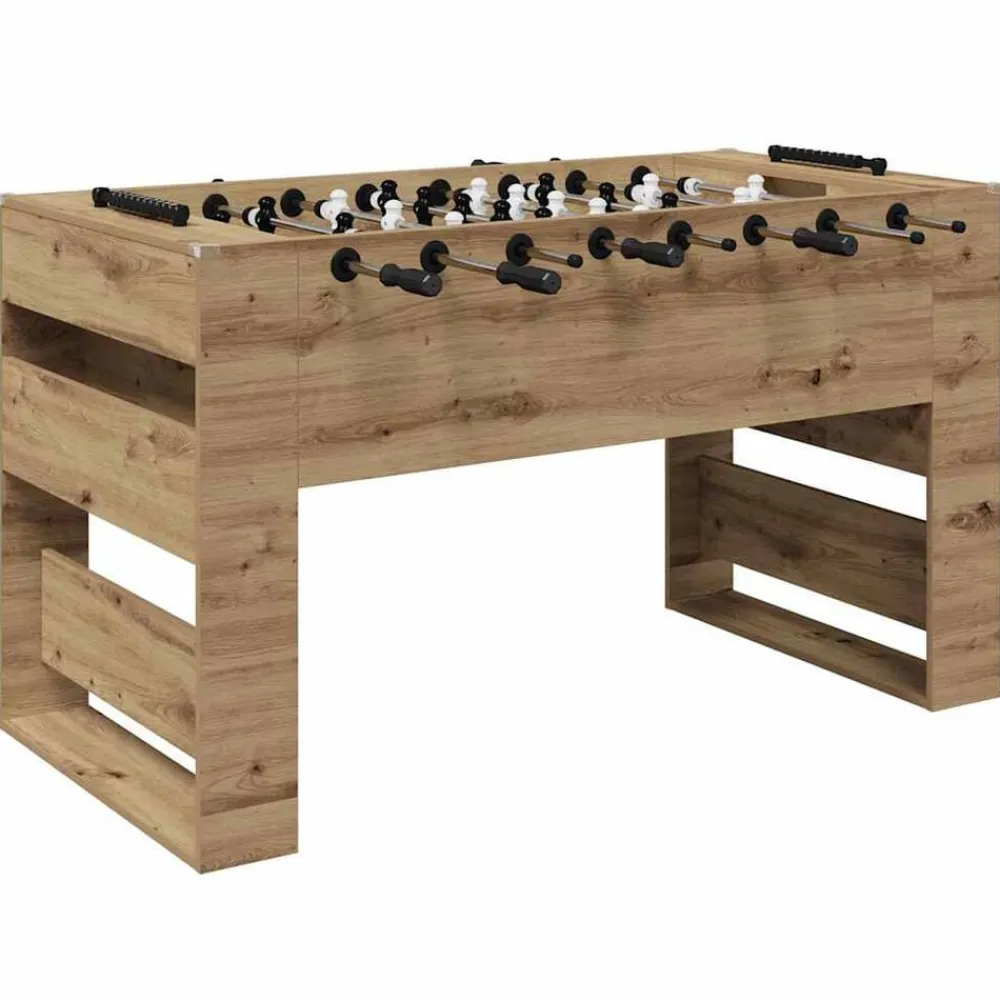 Honkbaltafel Artisan Eik 146,5 x 74 x 85 cm Bewerkt hout>vidaXL New