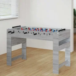 Binnenspelletjes*vidaXL Honkbaltafel Grijze Sonoma 125 x 60,5 x 80 cm Bewerkt hout Grijs sonoma