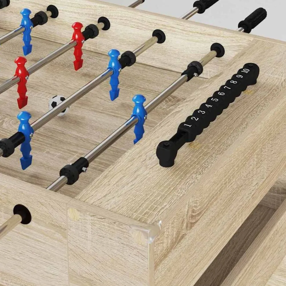 Binnenspelletjes*vidaXL Honkbaltafel 125 x 60,5 x 80 cm Bewerkt hout Sonoma eiken