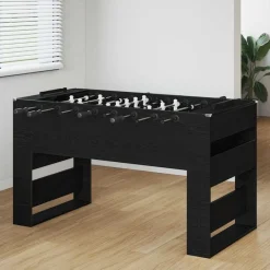 Honkbaltafel Zwarte Eik 146,5 x 74 x 85 cm Bewerkt hout>vidaXL Online
