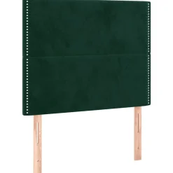 Bedden & Accessoires*vidaXL Hoofdbord 90x5x118/128 cm fluweel Donkergroen