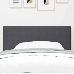 Bedden & Accessoires*vidaXL Hoofdbord 80 cm Katoen Stof Donkergrijs