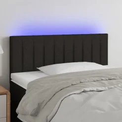 Hoofdbord LED 80x5x78/88 cm stof>vidaXL New