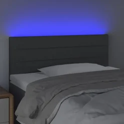 Hoofdbord LED 80x5x78/88 cm stof><noscript><img width=