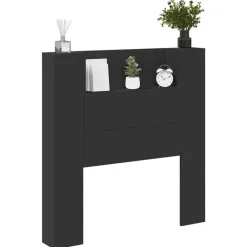 Hoofdbord met plank 100 x 16,5 x 103,5 cm Bewerkt hout><noscript><img width=