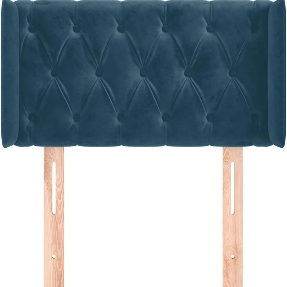 Hoofdbord met randen 83x16x78/88 cm fluweel>vidaXL Discount