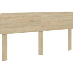 Bedden & Accessoires*vidaXL Hoofdbord 90 cm Bewerkt hout Sonoma eiken