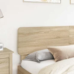 Bedden & Accessoires*vidaXL Hoofdbord 90 cm Bewerkt hout Sonoma eiken
