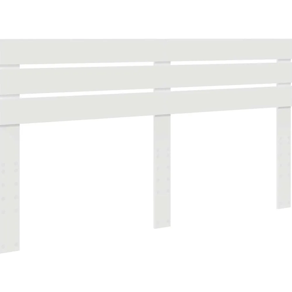 Bedden & Accessoires*vidaXL Hoofdbord 100 cm Bewerkt hout Wit