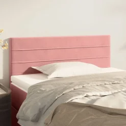 Bedden & Accessoires*vidaXL Hoofdbord 80x5x78/88 cm fluweel Roze