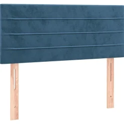 Bedden & Accessoires*vidaXL Hoofdbord 80x5x78/88 cm fluweel Donkerblauw