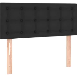 Bedden & Accessoires*vidaXL Hoofdbord 80x5x78/88 cm kunstleer Zwart