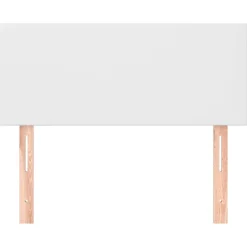 Bedden & Accessoires*vidaXL Hoofdbord 80x5x78/88 cm kunstleer Wit