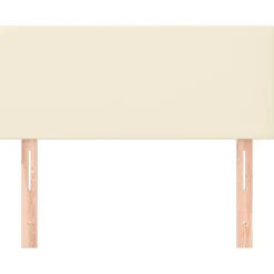 Hoofdbord 80x5x78/88 cm kunstleer crèmekleurig><noscript><img width=