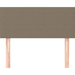 Bedden & Accessoires*vidaXL Hoofdbord 80x5x78/88 cm stof Taupe