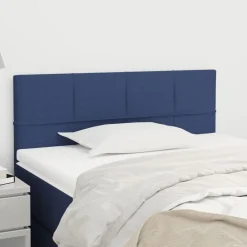 Bedden & Accessoires*vidaXL Hoofdbord 80x5x78/88 cm stof Blauw