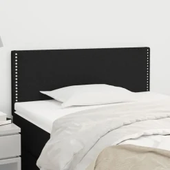 Bedden & Accessoires*vidaXL Hoofdbord 80x5x78/88 cm stof Zwart